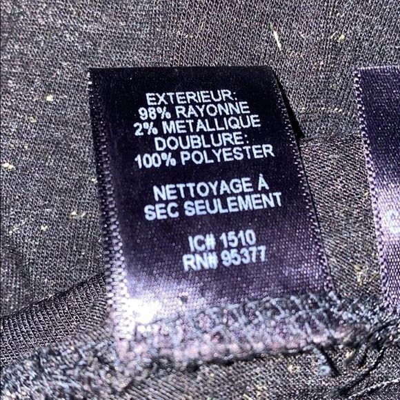 Sanctuary black high low short sleeve Top L - Picture 10 of 13